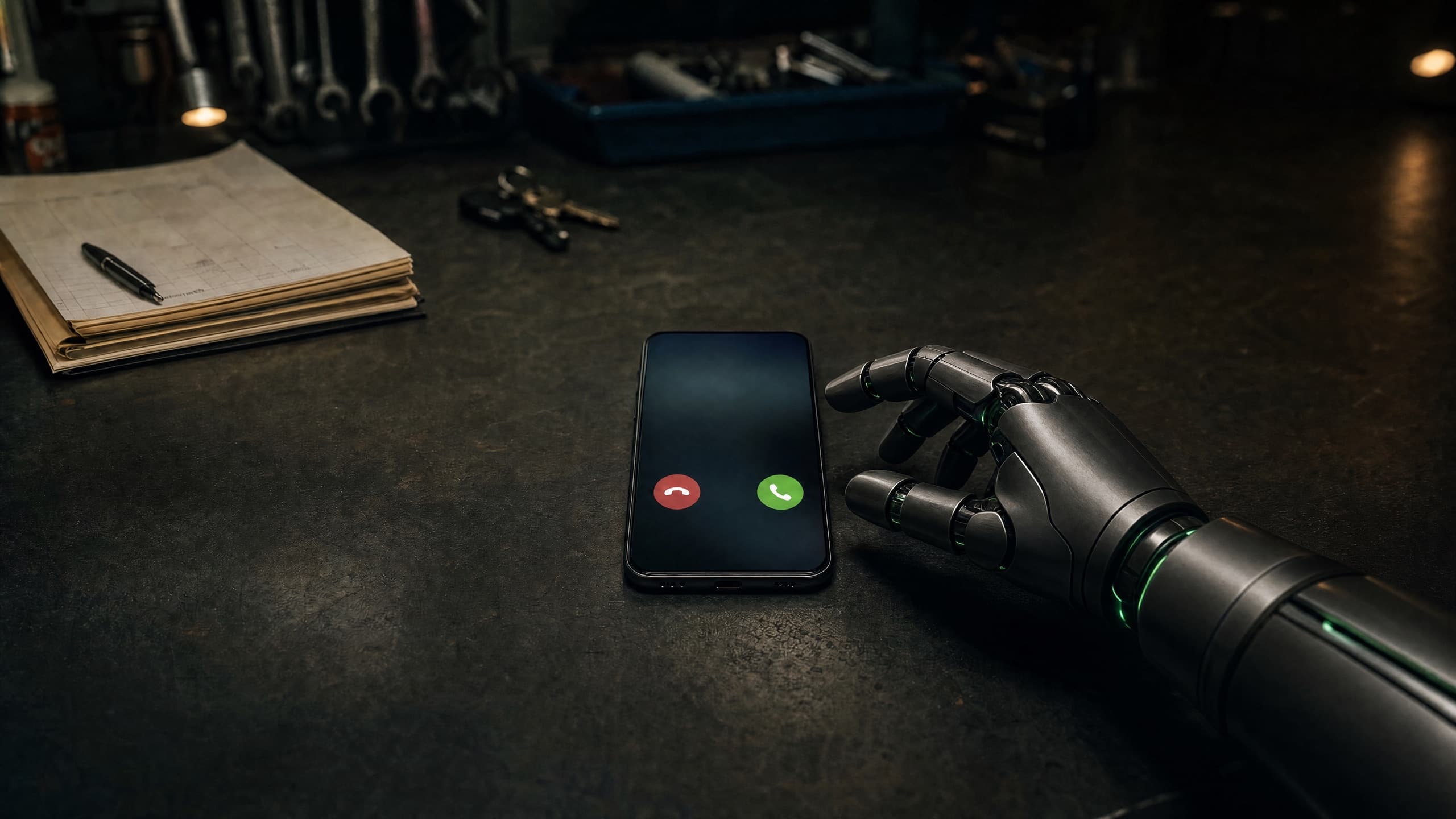 Telefon właściciela firmy podczas połączenia przychodzącego
